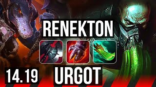 RENEKTON vs URGOT TOP  Comeback 38k DMG  EUW Master  1419 [upl. by Ahseile]