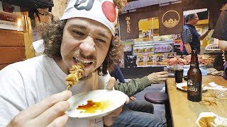 Probando comida callejera en JAPÓN 🇯🇵 [upl. by Lillis616]