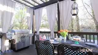 DIY Galvanized Pipe Rods amp Drop Cloth Drapes  withHEART [upl. by Norod]