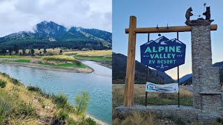 Alpine Valley RV Resort  Campground Review  Alpine Wyoming  Jackson WY Grand Teton National Park [upl. by Emylee]