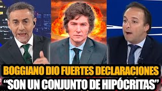 BOGGIANO DIO FUERTES DECLARACIONES CON MAJUL quotSON UNOS HIPÓCRITAS CONTRA MILEIquot [upl. by Goodrow]