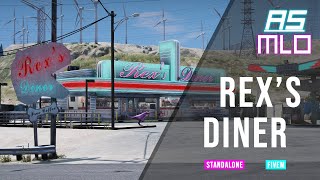 SHOWCASE GTA V Interior Rexs Diner amp Als Garage  AS MLO [upl. by Enerod81]