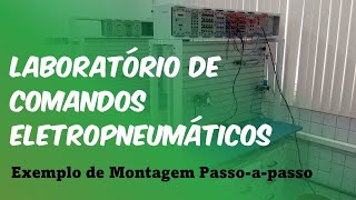 Laboratório de Eletropneumática  Montagem Comando Elétrico [upl. by Concepcion423]