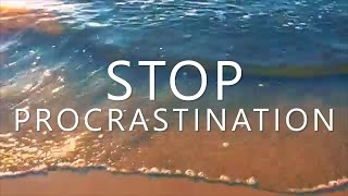 Hypnosis to Stop Procrastination Overcome Anxiety Perfectionism amp Stop Procrastinating [upl. by Terces638]