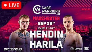 Cage Warriors 160 Hendin vs Harila  LIVE STREAM  MMA Fight Companion  Manchester UFC Fight Pass [upl. by Atiran]