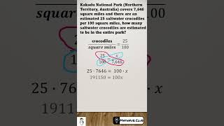 Estimating Saltwater Crocodile Population in Kakadu National Park  Math in Real Life [upl. by Einhorn]