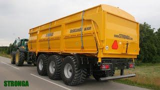 BulkLoada BL800 2WT Agricultural Trailer – High Capacity TriAxle Tipper [upl. by Alleunam]