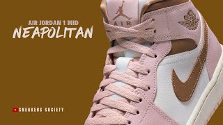 NEAPOLITAN 2024 Air Jordan 1 Mid  OFFICIAL LOOK  PRICE [upl. by Niarda]