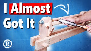 I Built a FOOT POWERED Lathe Most requested video [upl. by Caraviello]