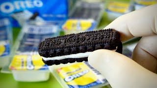 HandiSnacks OREO Cookie Sticks N Creme Dip Ice Cream Sandwich オレオスティックアイスサンド [upl. by Ahseek]