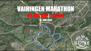 Vaihingen Marathon  42195 km  22062024 [upl. by Hsara697]