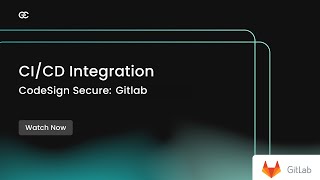 CICD Integration Code Signing with Gitlab [upl. by Ennaira]