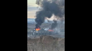 Drones Hit Spetznaz Special Forces University in Chechnya [upl. by Osbourne]