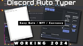 2024 FREE Discord Auto Typer WORKING [upl. by Cupo]