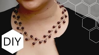 DIY sieraden maken met Kralenhoekje  Sjieke ketting met patroon [upl. by Yentuoc]