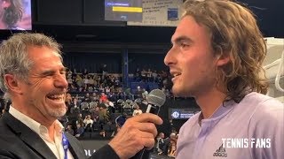 Stefanos Tsitsipas Interview After Match vs Pospisil  Marseille 2020 HD [upl. by Murdock]