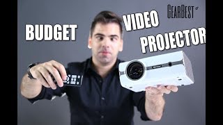 Budget Mini Video Projector Alfawise A11  GearBest [upl. by Aniat]