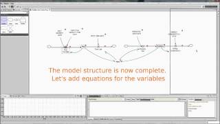 Simantics System Dynamics  Basic modelling [upl. by Lehcnom]