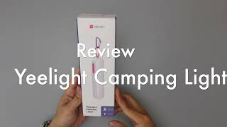 Review đèn LED cắm trại Yeelight Camping Light  Smart HomeKit [upl. by Hewet]