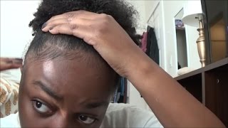 Natural Hair  I Permed My Edges [upl. by Daffodil]