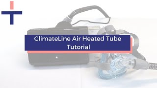 How to adjust the temperature on the ClimateLine Air Heated Tube for AirSense 10  Intus Healthcare [upl. by Jammal972]