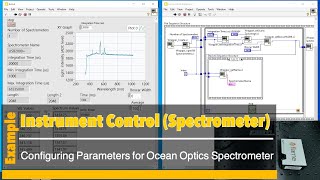 LabVIEW for Instrument control EP17 Configuring Parameters for Ocean Optics Spectrometer [upl. by Hazen]