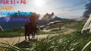 Testing FSR 31 in Ghost of Tsushima 6700XT Ultra Settings [upl. by Zerla406]