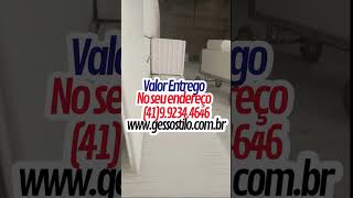 Placa de gesso 60x60 6kg Entregamos em todo brasil [upl. by Alhak]