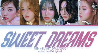 Red Velvet Sweet Dreams Lyrics Color Coded Lyrics [upl. by Orbadiah]