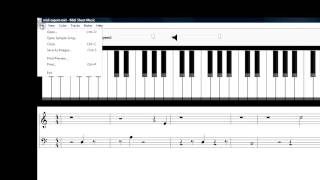 Free MIDI to Sheet Music Software [upl. by Ynohtnaluap]