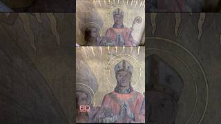 Notre Dame Cathedral’s mural paintings before and after restoration shorts [upl. by Garry427]