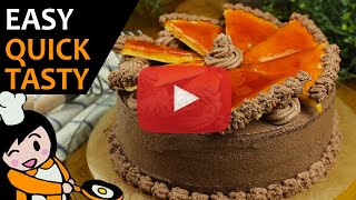 Hungarian Dobos Cake  Recipe Videos [upl. by Mazel]