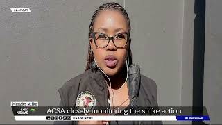 ACSA closely monitoring strike action by Menzies workers [upl. by Atelokin]