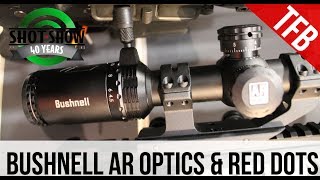 SHOT 2018 Bushnells new rifle scopes and red dot [upl. by Shamrao]