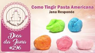 Dica da Jana 296 Como Colorir Pasta Americana  Por Janaina Suconic [upl. by Hill]