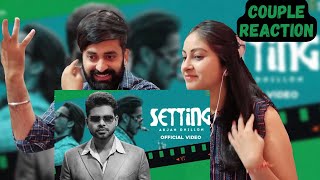 SETTING Full Video Arjan Dhillon  Desi Crew  Latest Punjabi Songs 2022 Couple Reaction Video [upl. by Eillek]