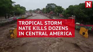 Tropical Storm Nate kills 22 in Central America as it heads towards US [upl. by Siron]