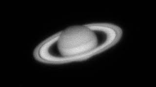 Saturn with a Mewlon 300 from my balcony in Paris [upl. by Fe]