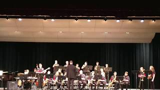 Boyertown Middle School EastWest Jazz band Fast Forward 2018 [upl. by Mirisola790]