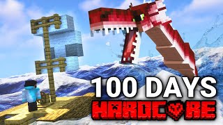 100 Days Stranded At Sea In Minecraft Hardcore [upl. by Sonnie846]