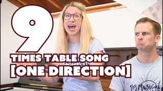 9 Times Table Song • One Direction COVER  What makes you beautiful cover [upl. by Wickner364]