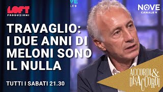 Travaglio i due anni di Meloni sono il nulla [upl. by Paine]