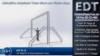 FL5 Portable Arch Trussing Kit Start Finish Line Gantry Lightweight Truss Frame [upl. by Wendel]