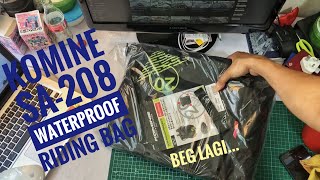 Komine SA208 Waterproof Riding Bag 20  BAG BARU [upl. by Heffron]