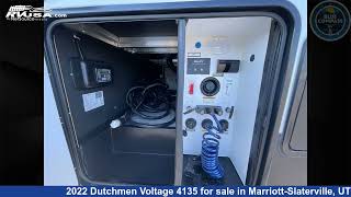 Beautiful 2022 Dutchmen Voltage 4135 Toy Hauler RV For Sale in MarriottSlaterville UT  RVUSAcom [upl. by Mahmud202]