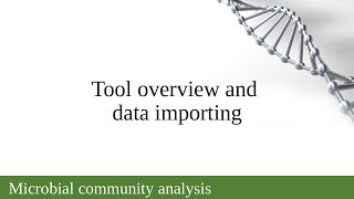 10 Phyloseq tool overview and data importing [upl. by Shum71]