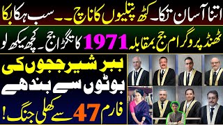 Breaking News  Qazi sbJustice Amir Farooq sb Remember the history  Election tribunal cases [upl. by Ytsirk]