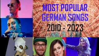 Most Popular German Songs Each Year Since 2010 [upl. by Sida51]