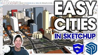 The Best Way to Create a CITY in SketchUp [upl. by Sredna593]