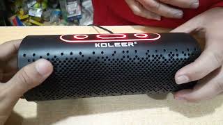 koleer 5819 speaker Bluetooth [upl. by Ahsil]